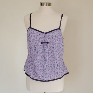 Gap Lavender floral camisole